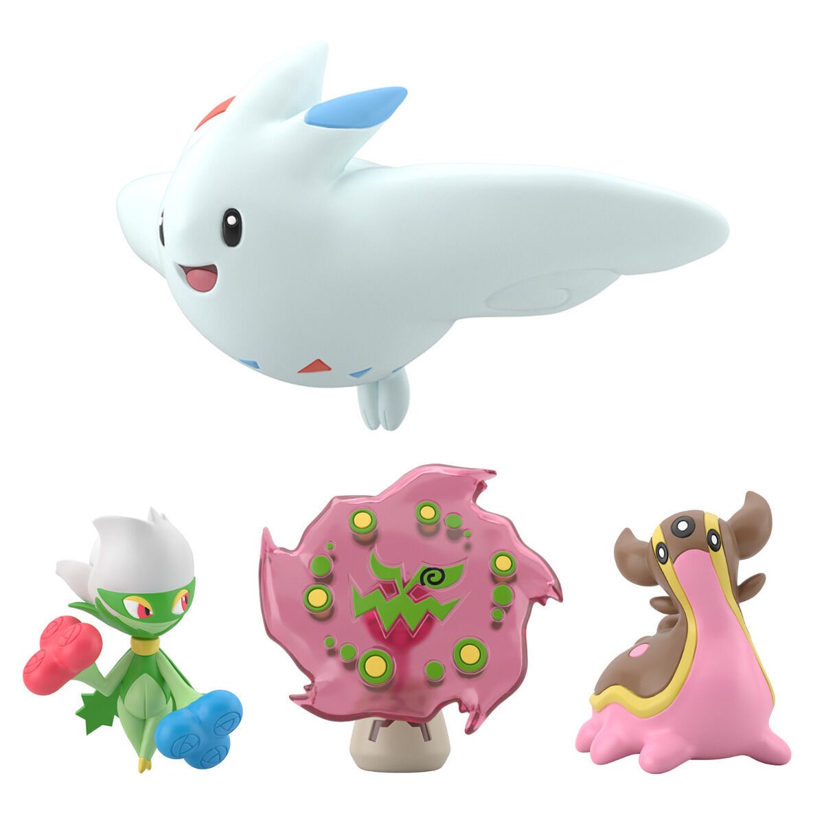 Bandai Pokemon Scale World Sinnoh Region Roserade & Gastrodon & Spiritomb & Togekiss