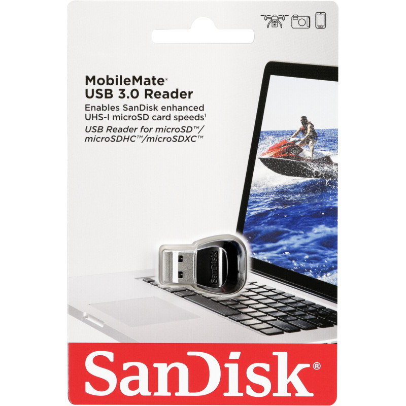 SanDisk MOBILEMATE USB 3.0 Micro SD Card READER up to 170MB/s SDDR-B531