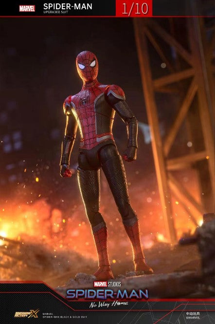 只今SALE‼️marvel人気4枚セット‼️ ZD Toys Marvel Spider-man Upgraded Suit (Official Licensed
