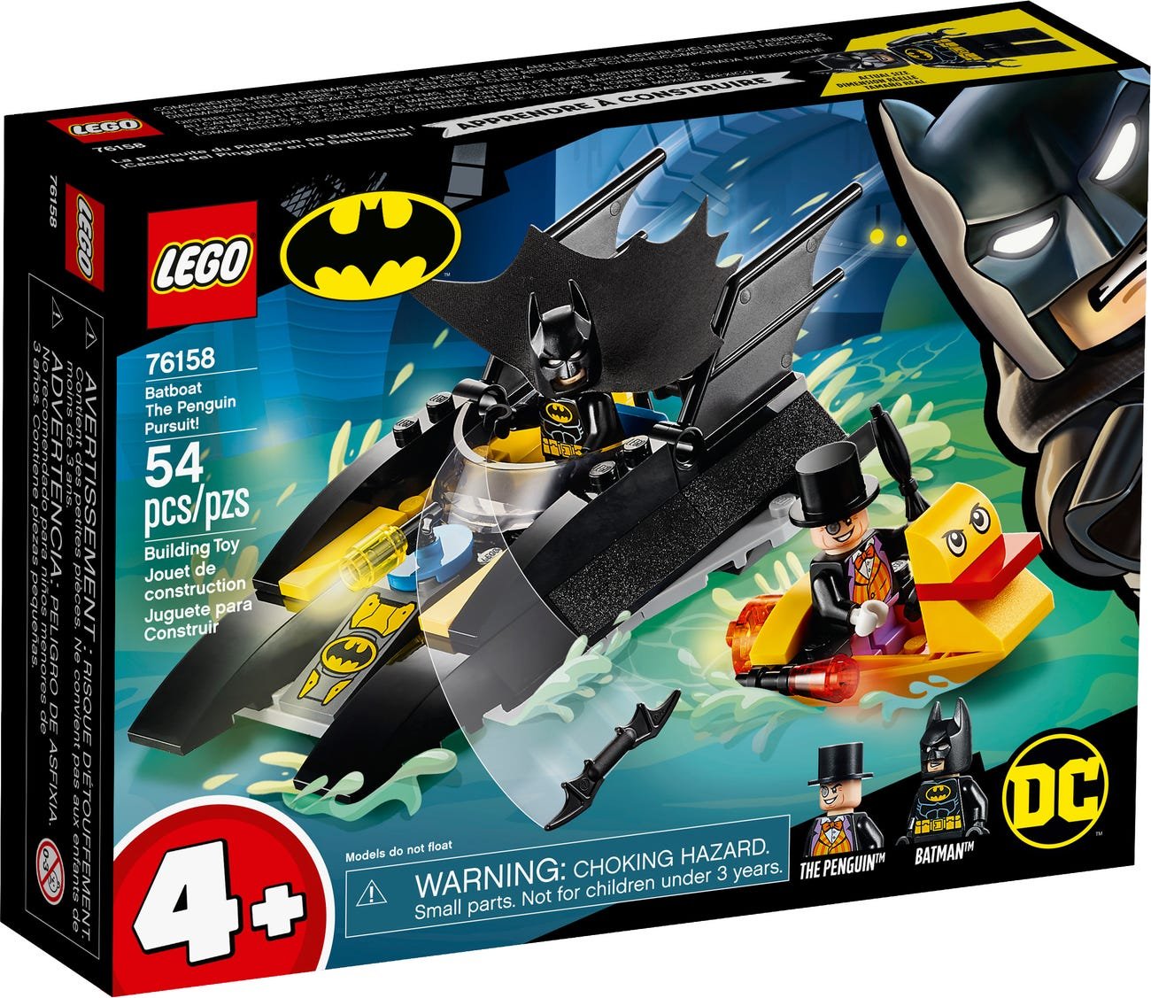 LEGO 76158 DC Comics Super Heroes Serieses Batboat The Penguin Pursuit!