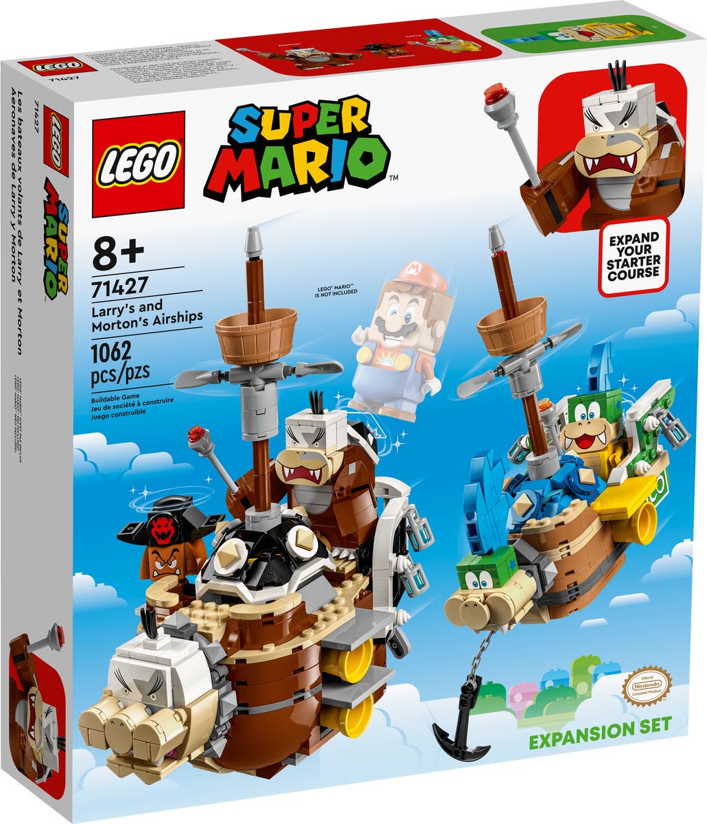 LEGO Super Mario Series 71427 Larry's and Morton's Airships