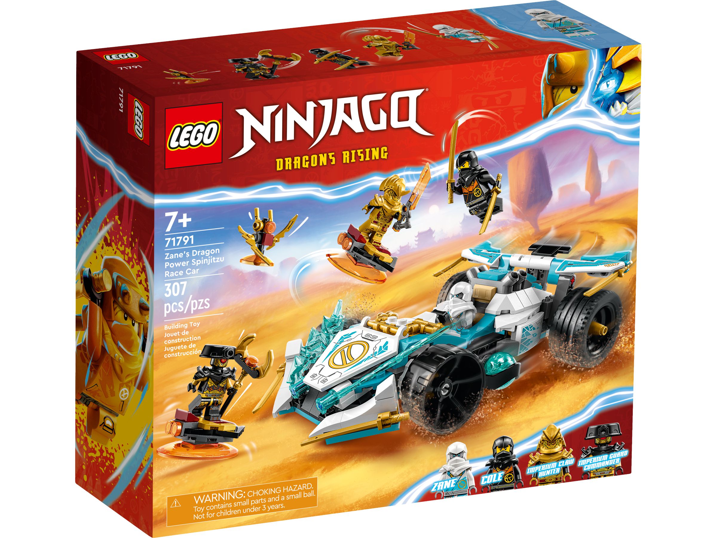 LEGO Ninjago Series 71791 Zane's Dragon Power Spinjitzu Race Car - Zane