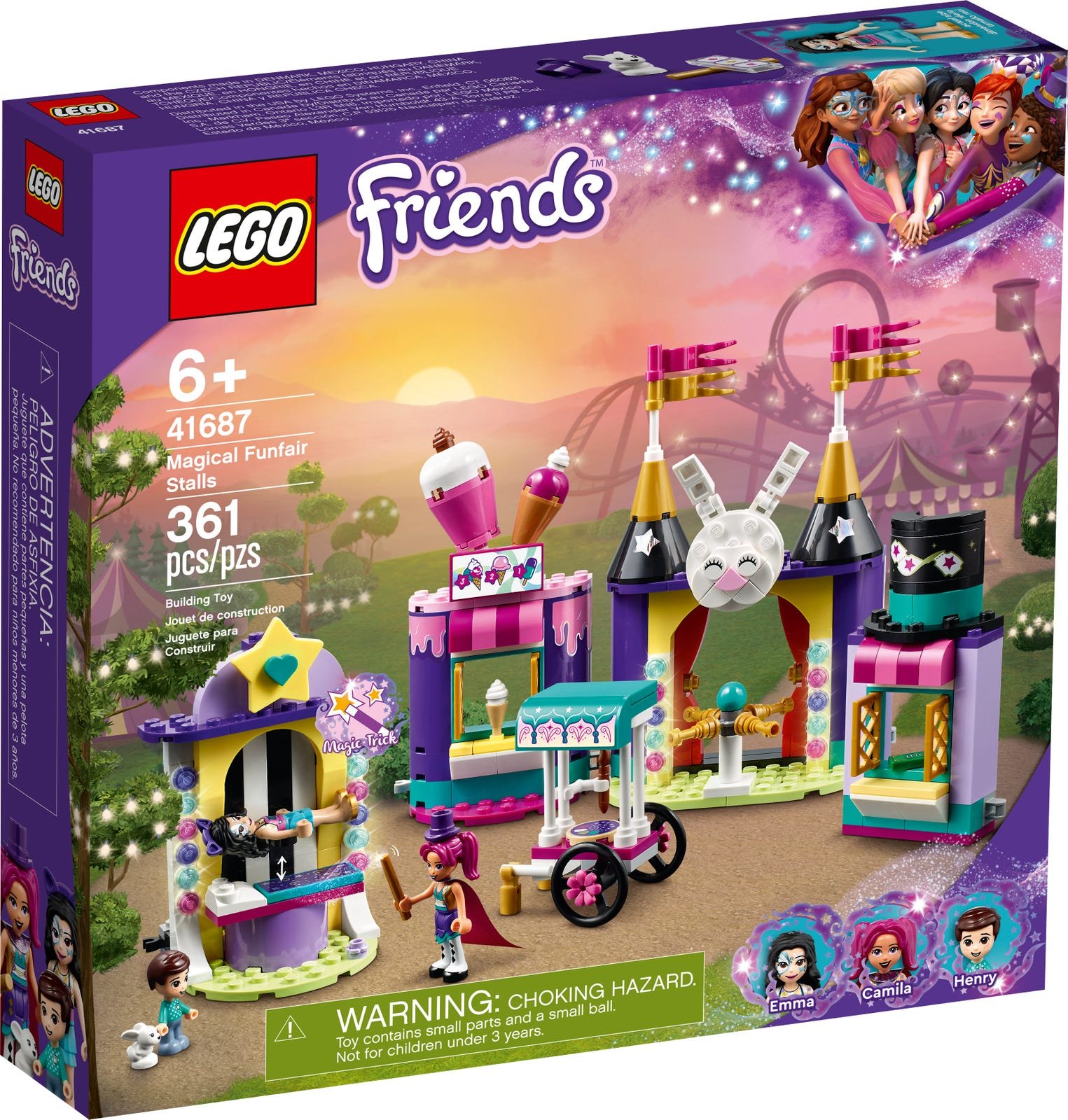 LEGO Friends Series 41687 Magical Funfair Stalls