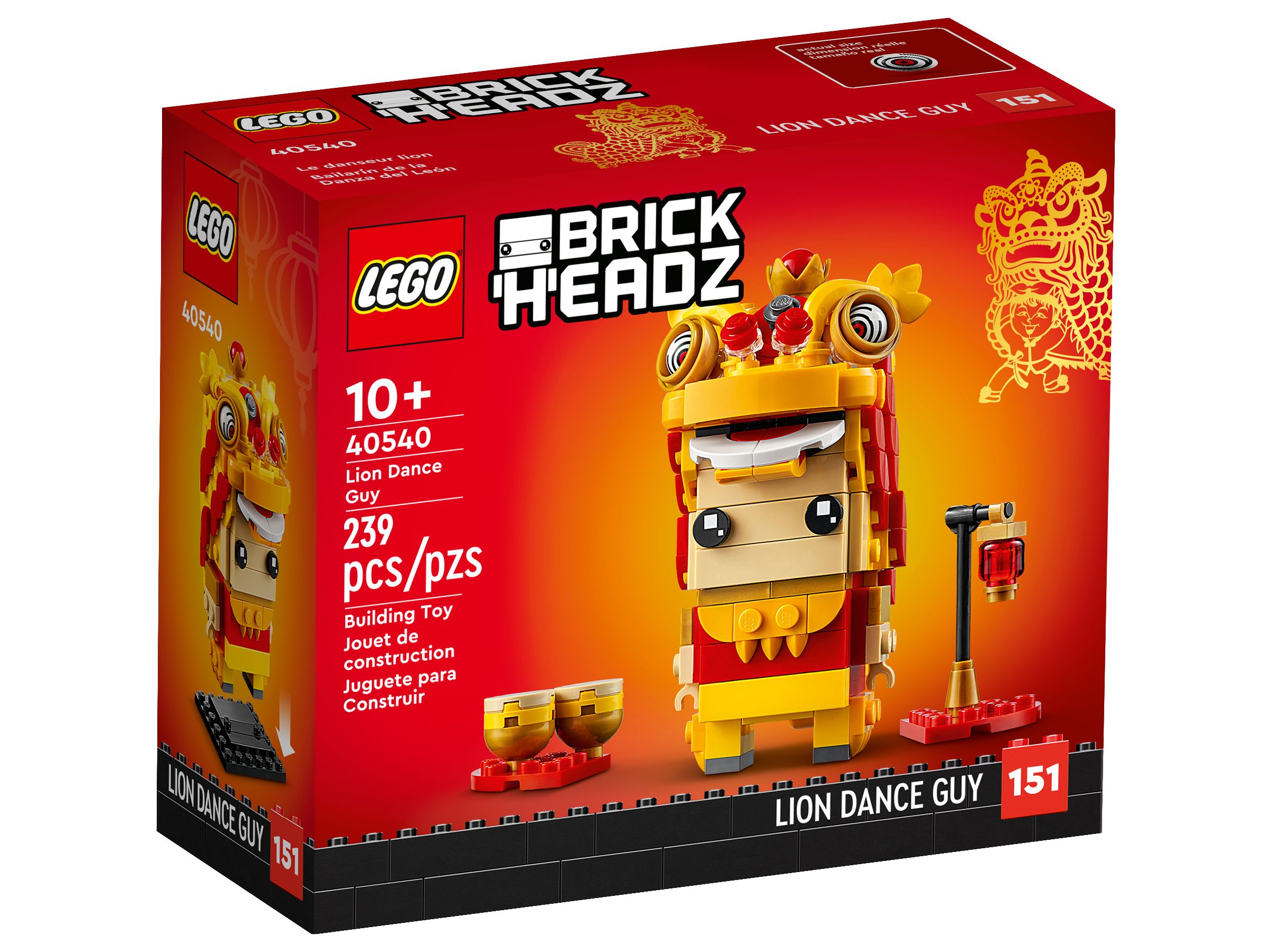 LEGO 40540 Lion Dance Guy (Brickheadz)
