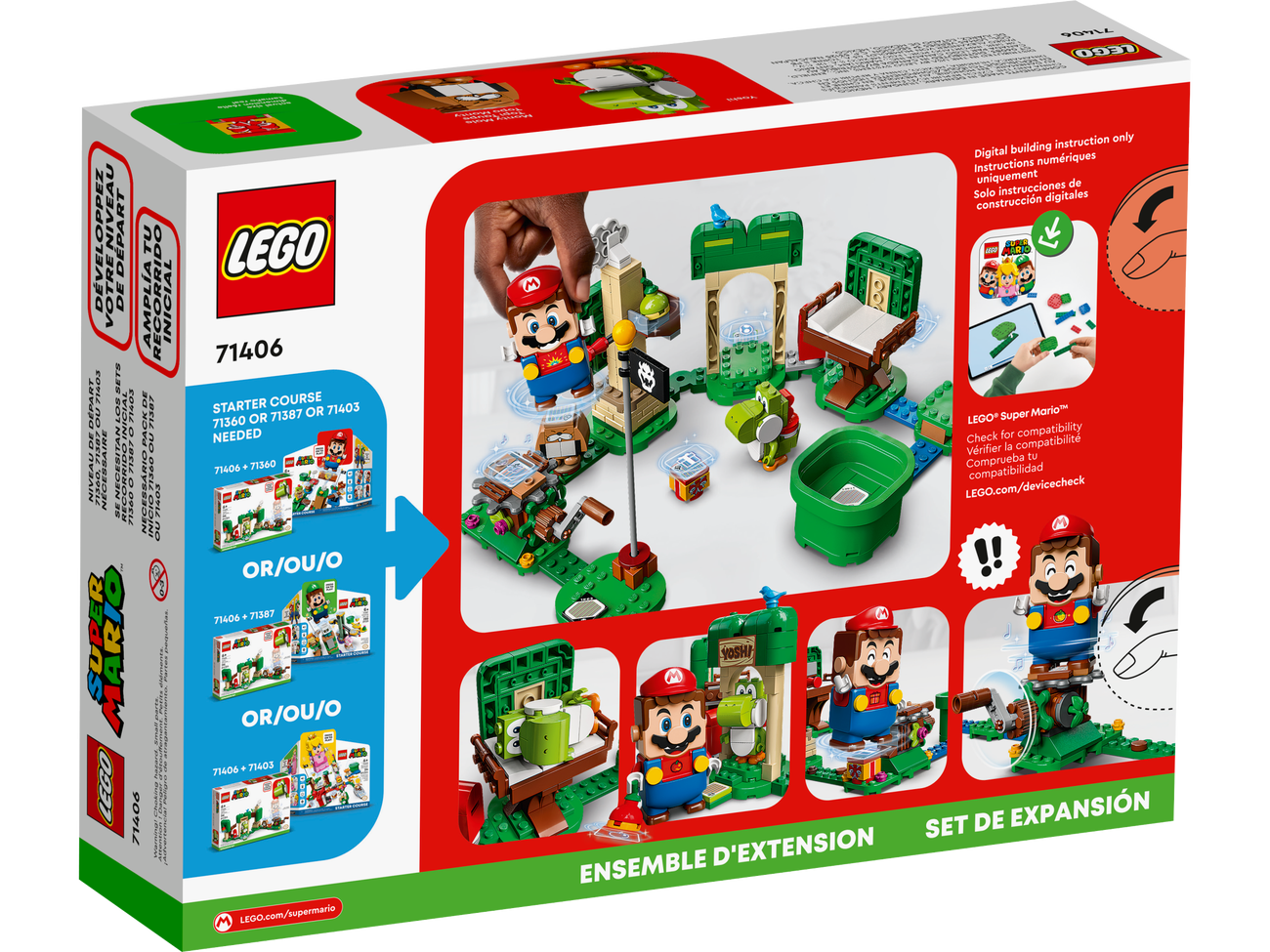 LEGO Super Mario Series 71406 Yoshi's Gift House Australia