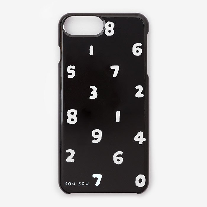 SO-SU-U Phone 6 Plus 6S Plus 7 Plus 8 Plus Cover Case SO-SU-U Black - Made in Japan