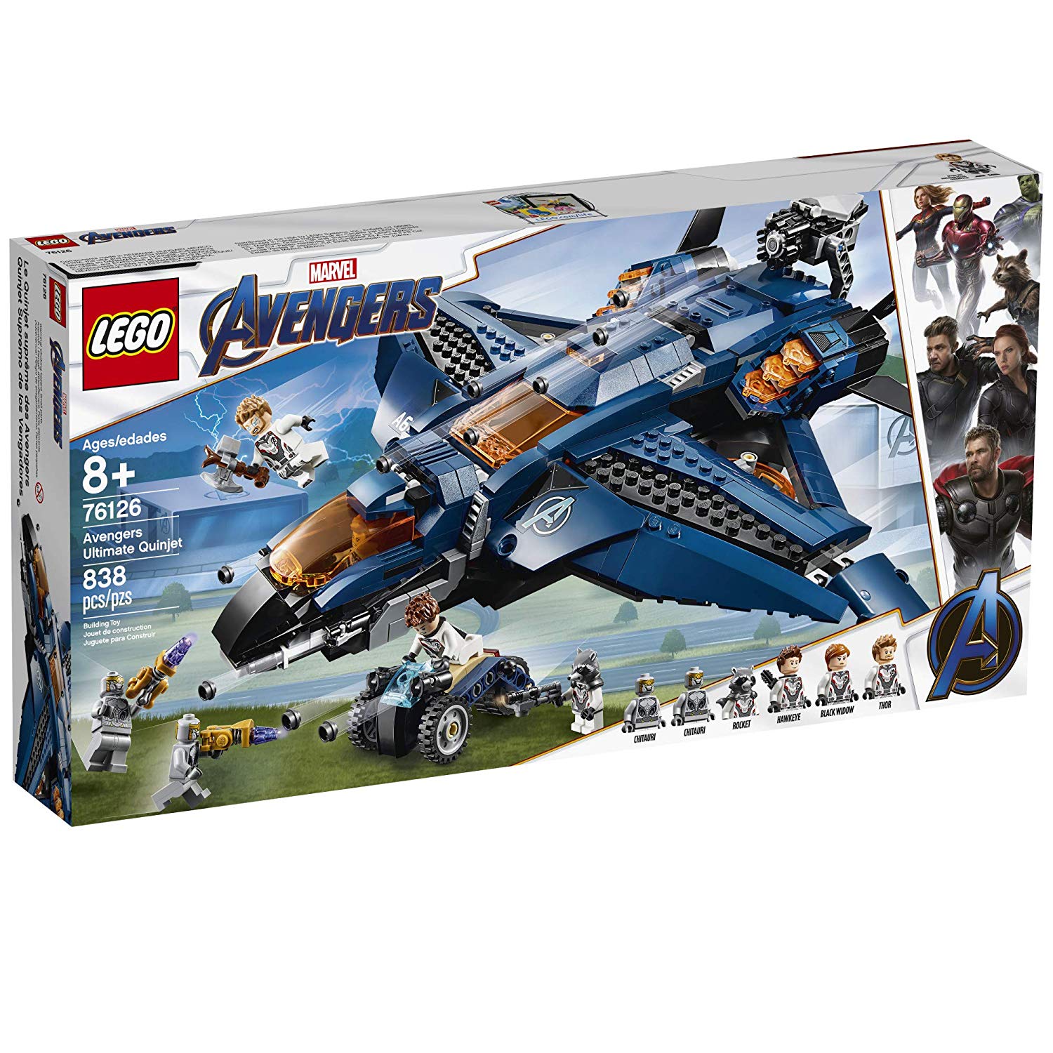 LEGO 76126 Marvel Super Heros The Avengers : Avengers Ultimate Quinjet