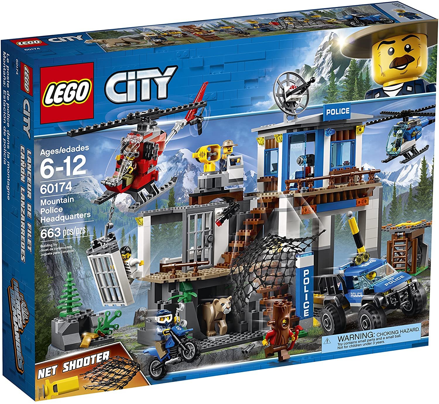 LEGO City Mountain Police Headquarters 60174 Building Kit
