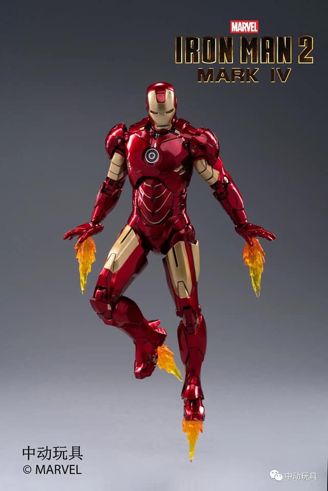 ZT Toys Marvel Ironman Mark IV MK 4 (Official Licensed
