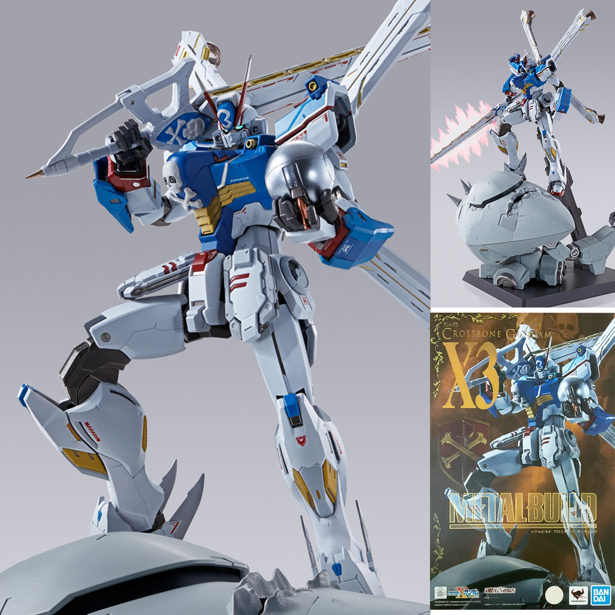 Bandai Metal Build Crossbone Gundam X3