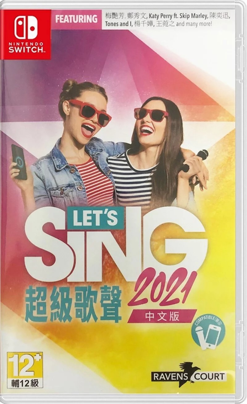 Nintendo Switch Game NS Let’s Sing 2021 Chinese Version