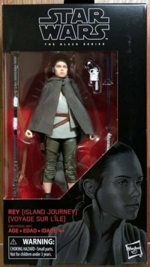 Hasbro Star Wars The Black Series #58 Rey(Island Journey) 6" inch Action Figures