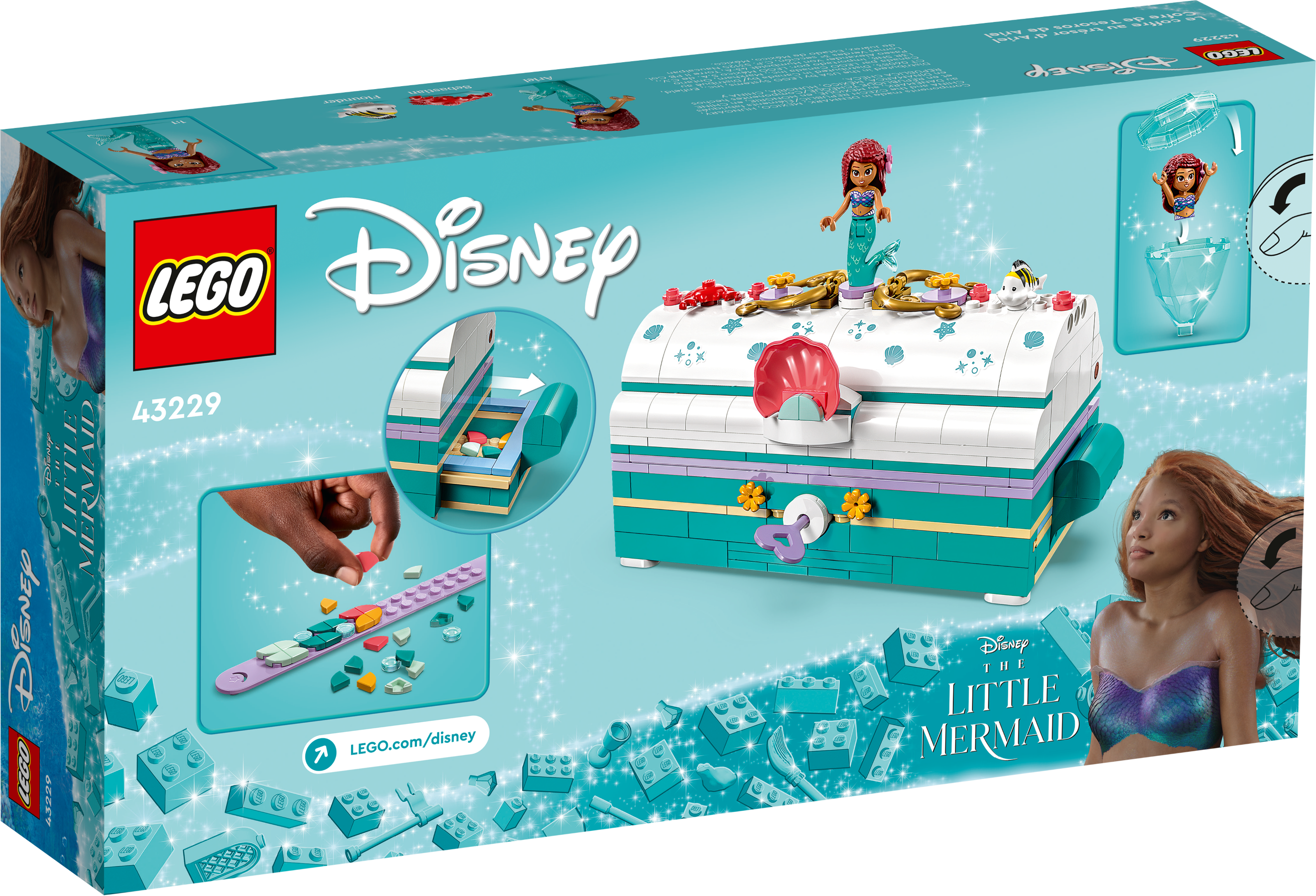 LEGO Disney Series 43229 Ariel's treasure chest