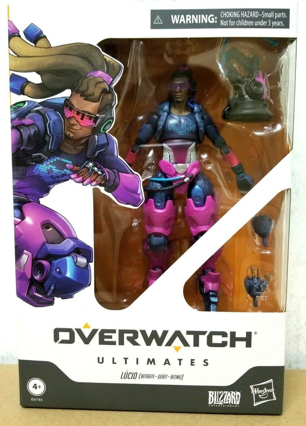 Hasbro OVERWATCH ULTIMATES 6" LUCIO ACTION FIGURES