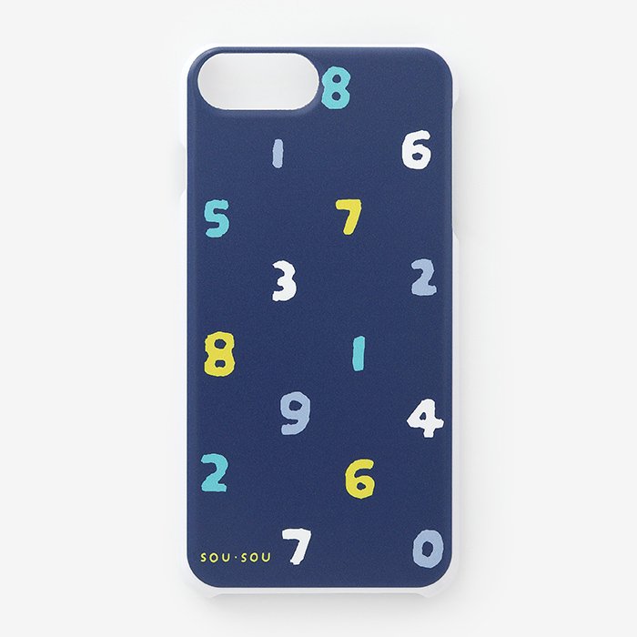 SO-SU-U Phone 6 Plus 6S Plus 7 Plus 8 Plus Cover Case 4-color Prussian Blue (Yonmi this life) - Made in Japan