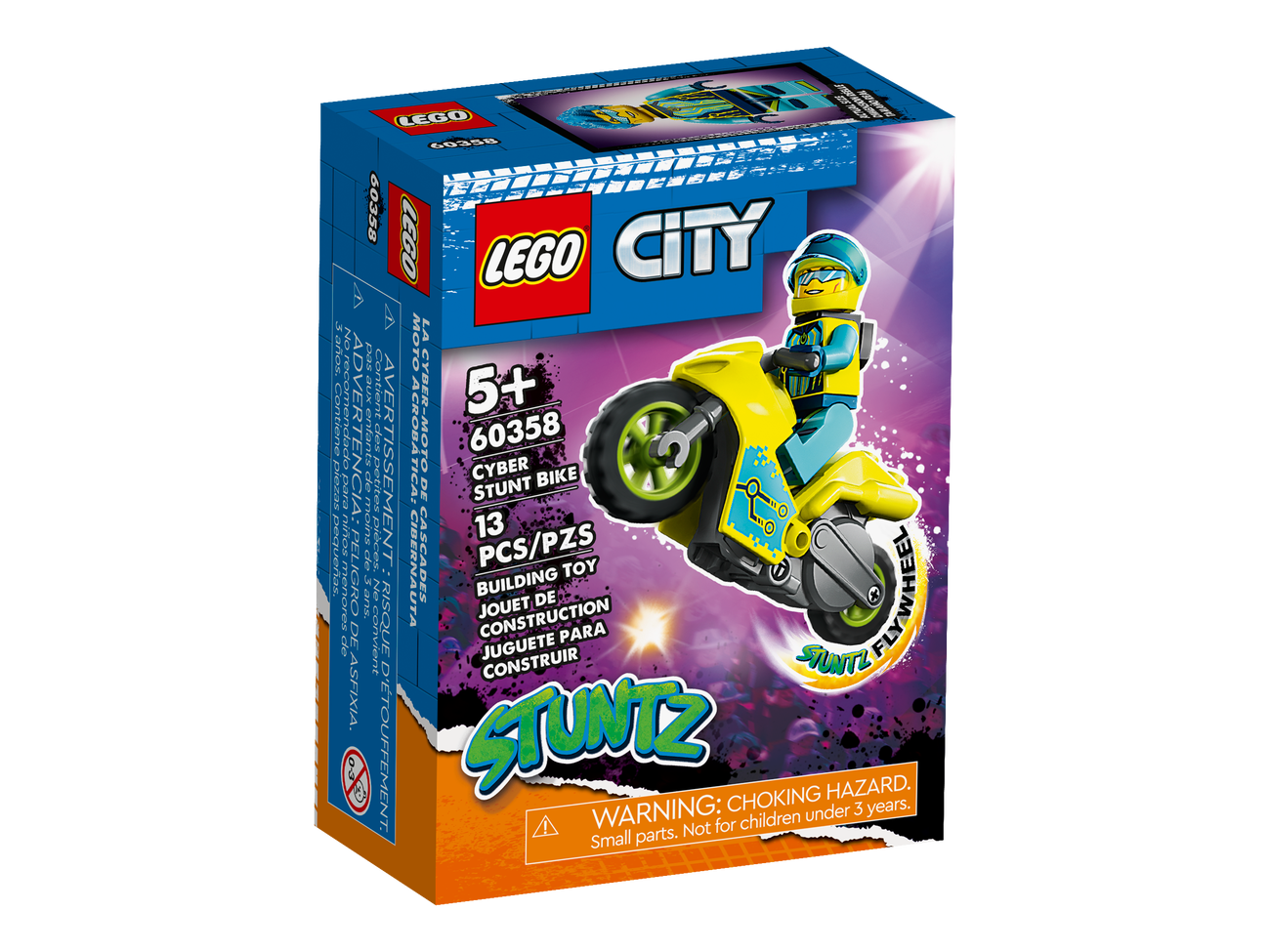 LEGO City Series 60358 Cyber Stunt Bike