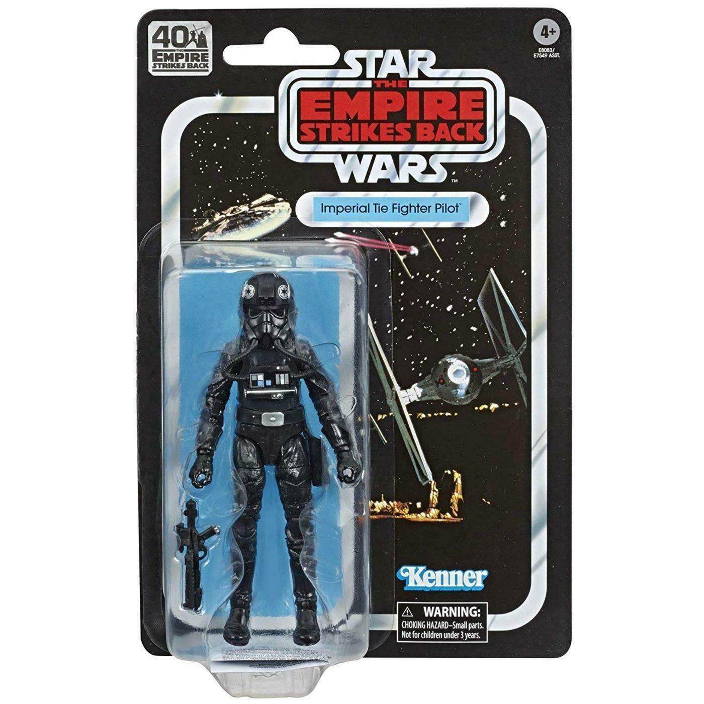 Imperial Tie Fighter Pilot Star Wars Black Series 40th Anniversary 6”