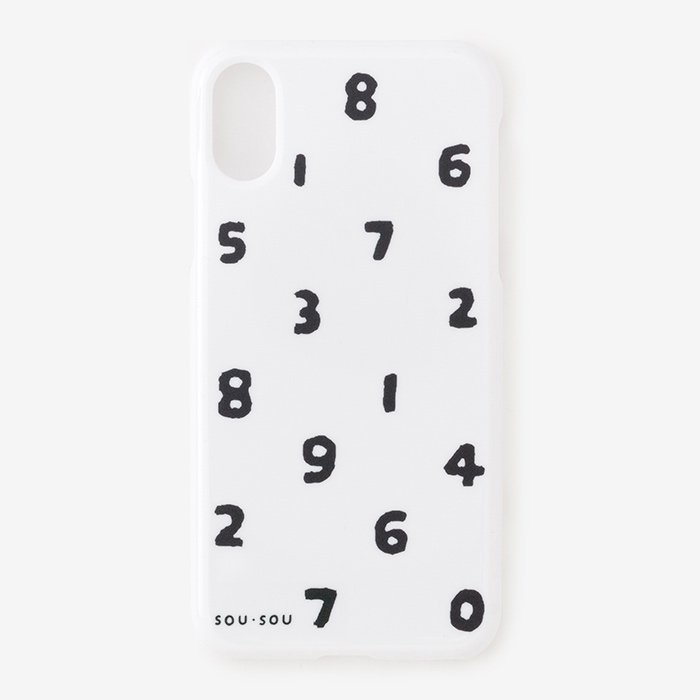 SO-SU-U iPhone X / XS Cover Case SO-SU-U White - Made in Japan