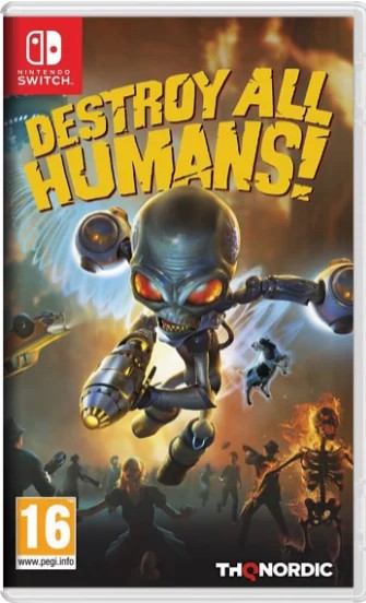 Nintendo Switch Game NS Destroy All Humans! Chinese/English Ver