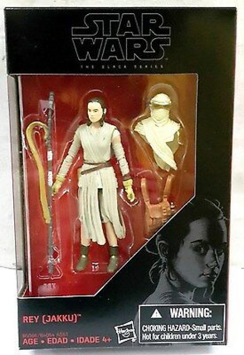 Hasbro STAR WARS BLACK SERIES 3.75 Inch REY (JAKKU) ACTION FIGURE