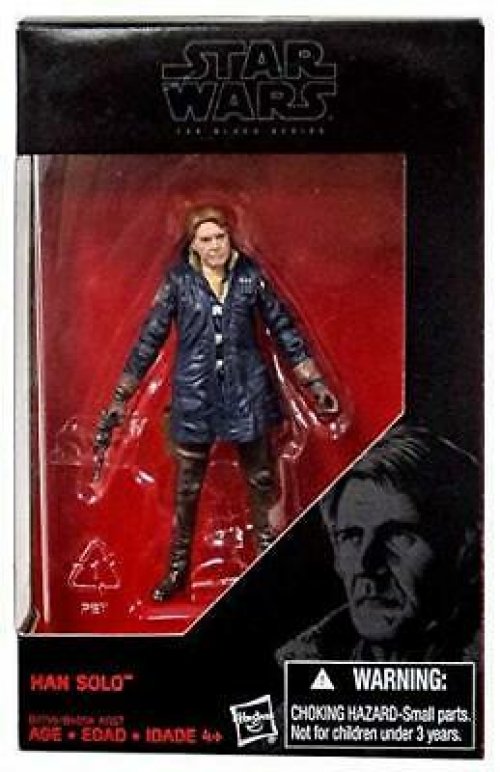 Hasbro Star Wars 3.75" Han Solo B7759 The Black Series Collectable Figure