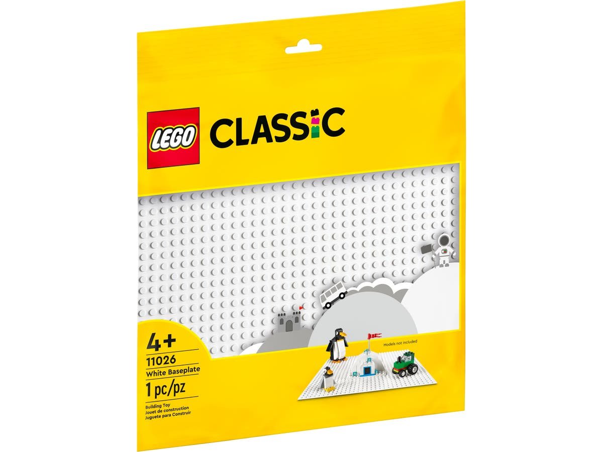 LEGO Classic Series 11026 Baseplate 32x32 WHITE