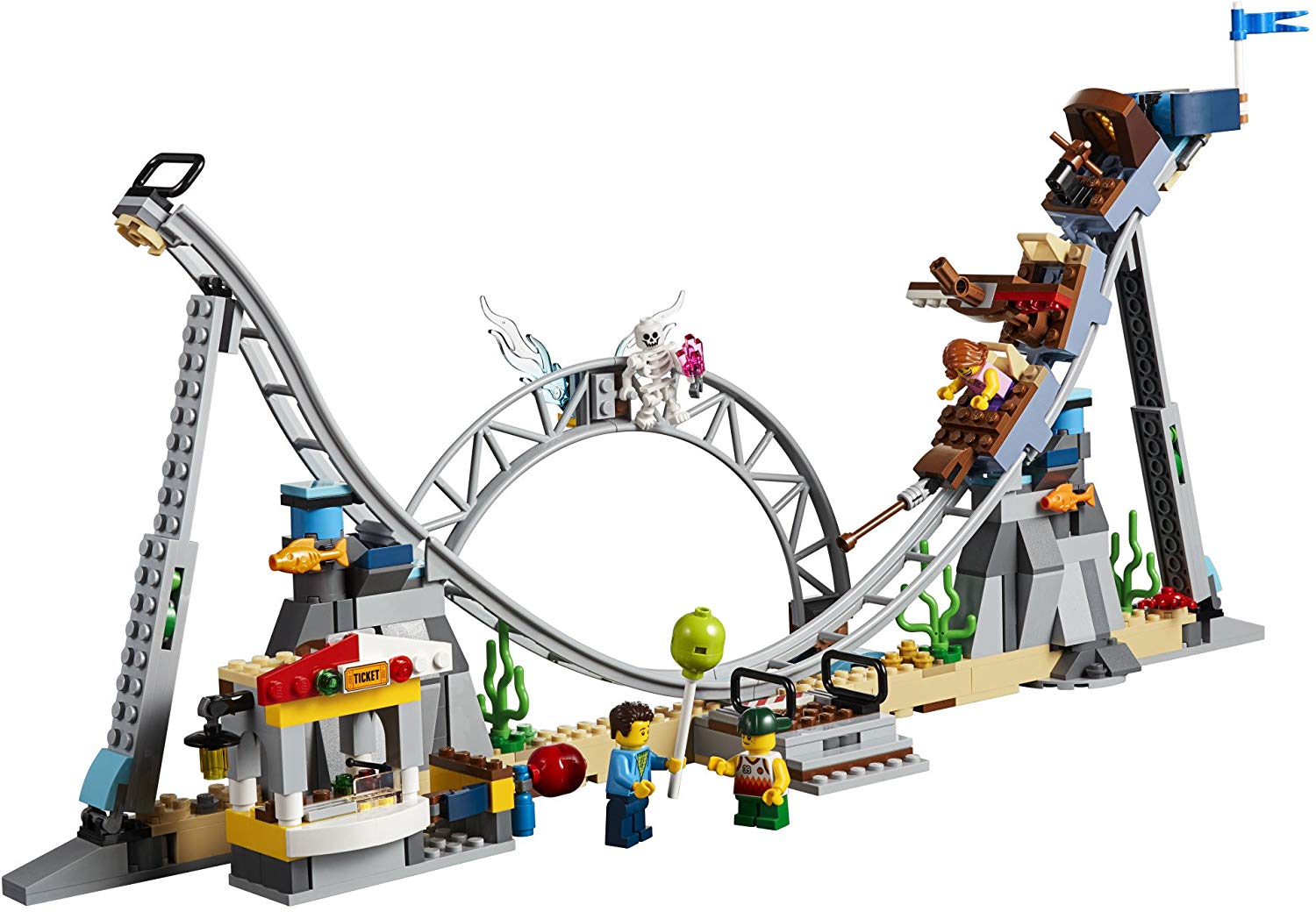 LEGO Creator Series 3in1 Pirate Roller Coaster 31084 Building Kit