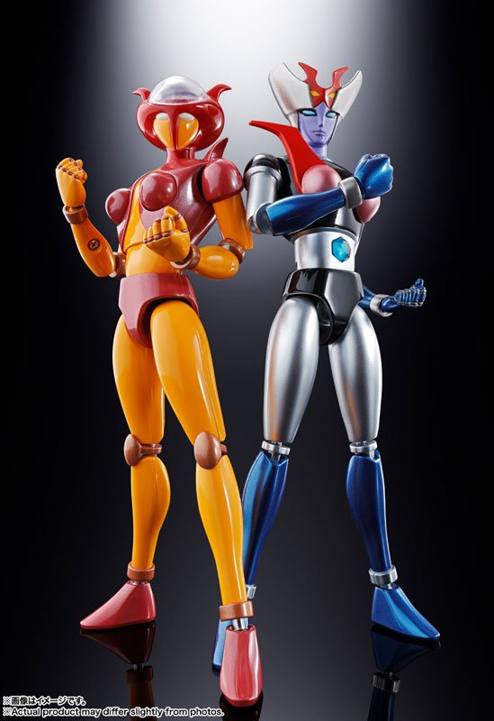 Bandai Soul of Chogokin GX-08R Aphrodite A vs GX-09R Minerva Bandai Soul of Chogokin GX-08R Aphrodite A vs GX-09R Minerva