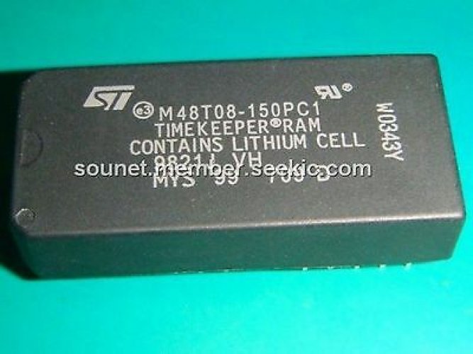 ST M48T08-150PC1 DIP-28 64 Kbit 8Kb x 8 TIMEKEEPER SRAM