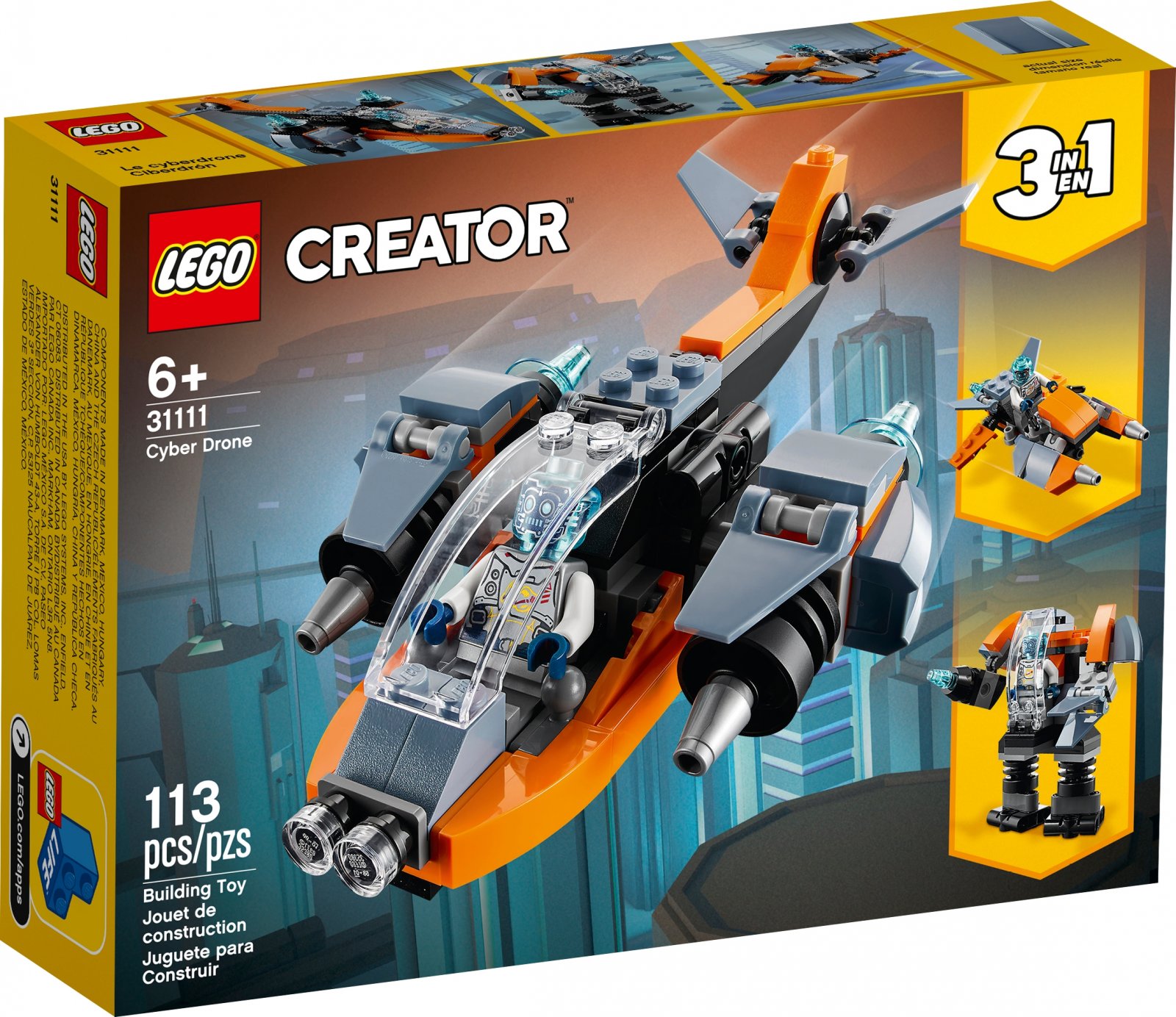 LEGO Creator Series 31111 Cyber Drone