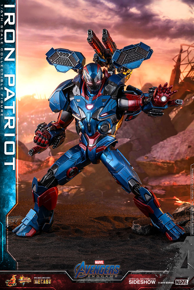 ネカ キングフューチャーズ ミン レッドミリタリーアウトフィットVer. Hot Toys MMS547D34 Marvel Avengers: End Game Iron Patriot