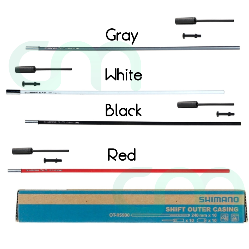 Shimano Dura Ace OT-RS900 Shift Cable Housing 240mm x1pc (Red/Black/White/Grey)