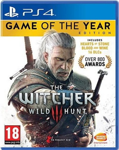 PlayStation 4 Game PS4 The Witcher 3: Wild Hunt Game of the Year Edition (Including 16 DLC) PS4-1013