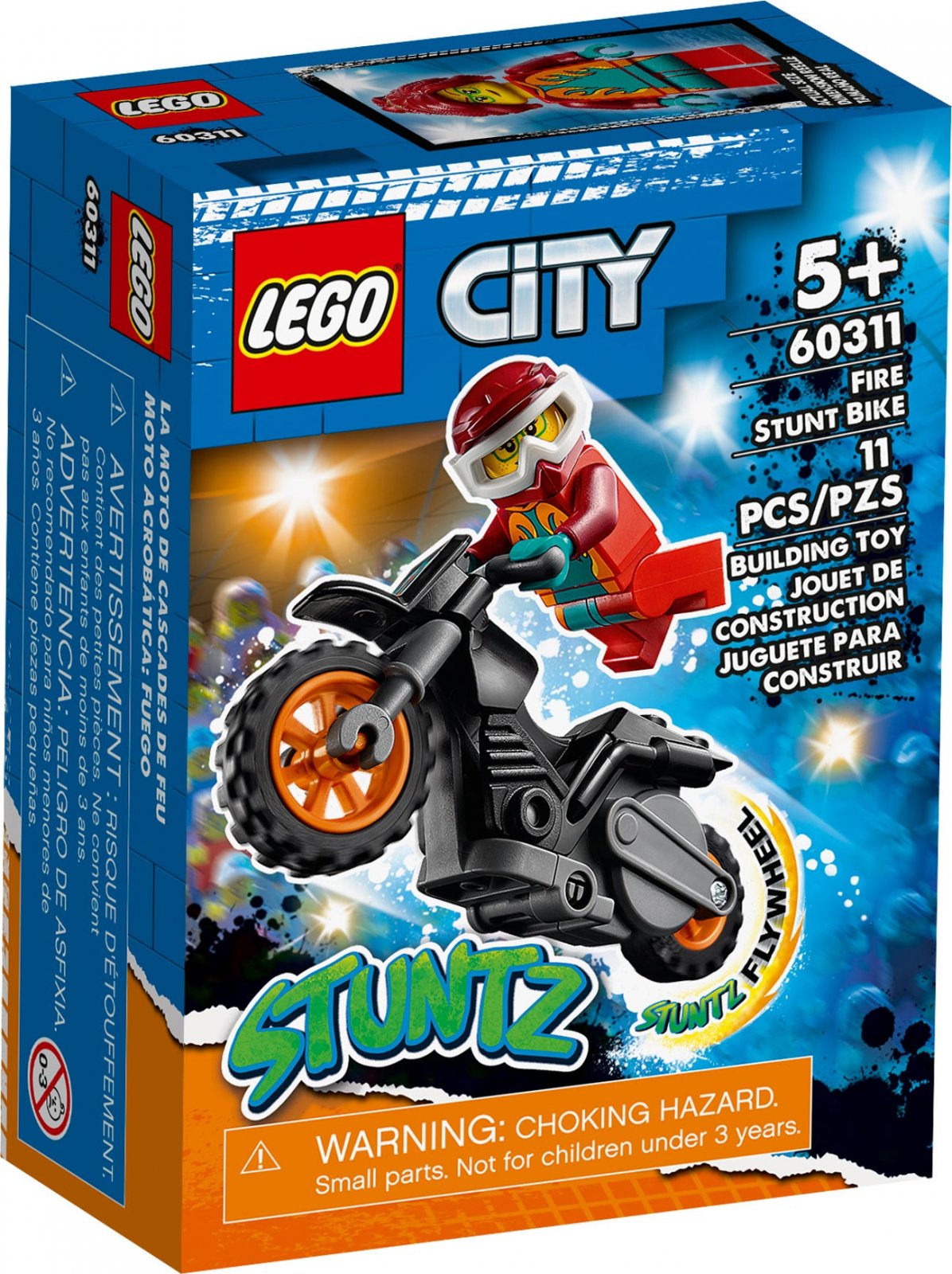 LEGO City Series 60311 Fire Stunt Bike