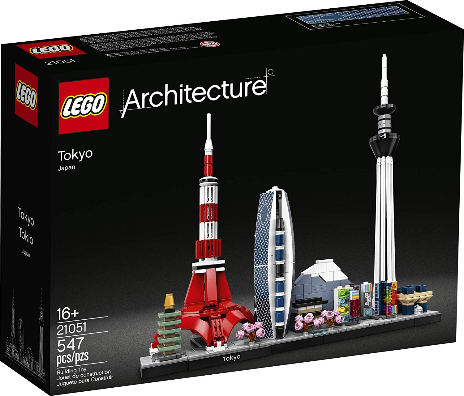 LEGO Architecture Series Skylines: Tokyo 21051 Building Kit, Collectible Architecture Series Building Set