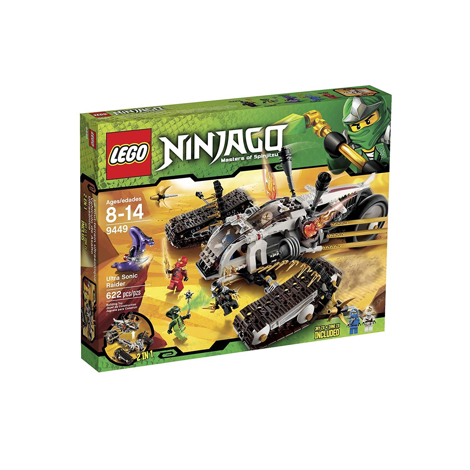 LEGO 9449 Ninjago Ultra Sonic Raider Set