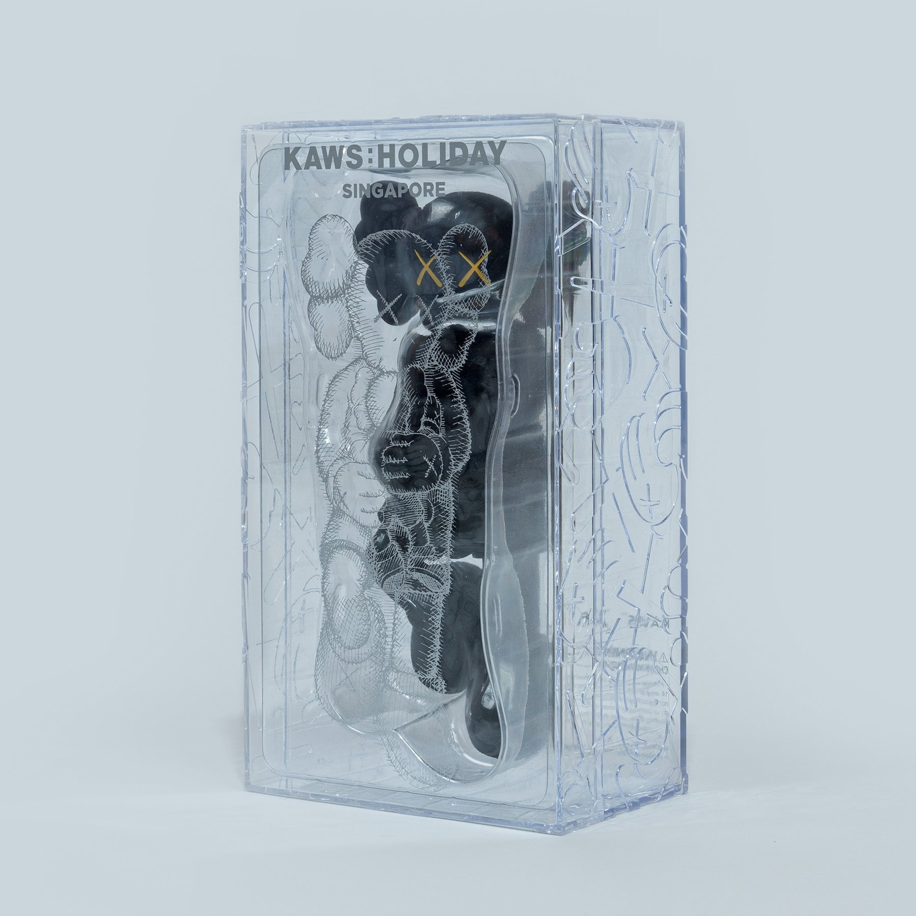 KAWS : Holiday Singapore Brown + Grey + Black Set of 3