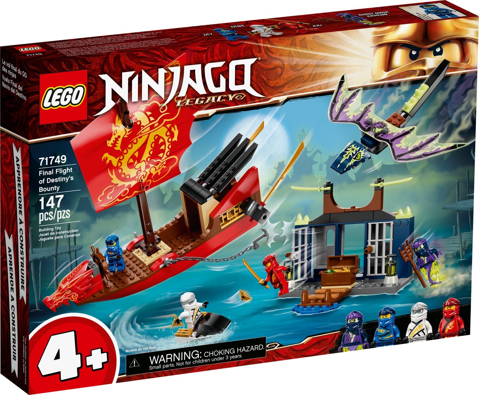 LEGO Ninjago Series 71749 Final Flight of Destiny's Bounty