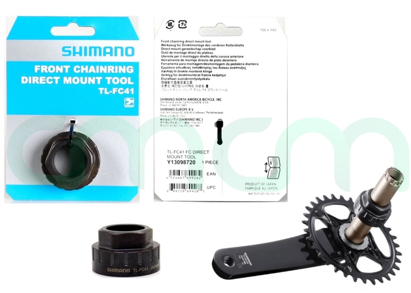 Shimano TL-FC41 DM Chainring Installation Tool For FC-M9100 /FC-M9120 NIB