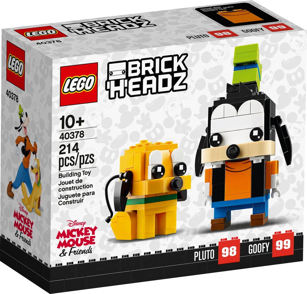 LEGO BrickHeadz Series Goofy & Pluto 40378