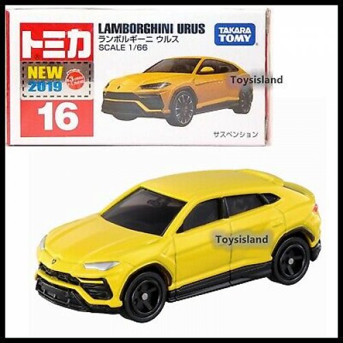 [2019 Sticker] Tomica Diecast Model Car No16 - Lamborghini Urus