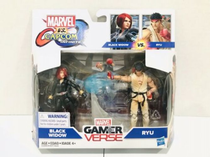 Hasbro Marvel vs Capcom Infinite Black Widow vs Ryu Marvel Gamer Verse
