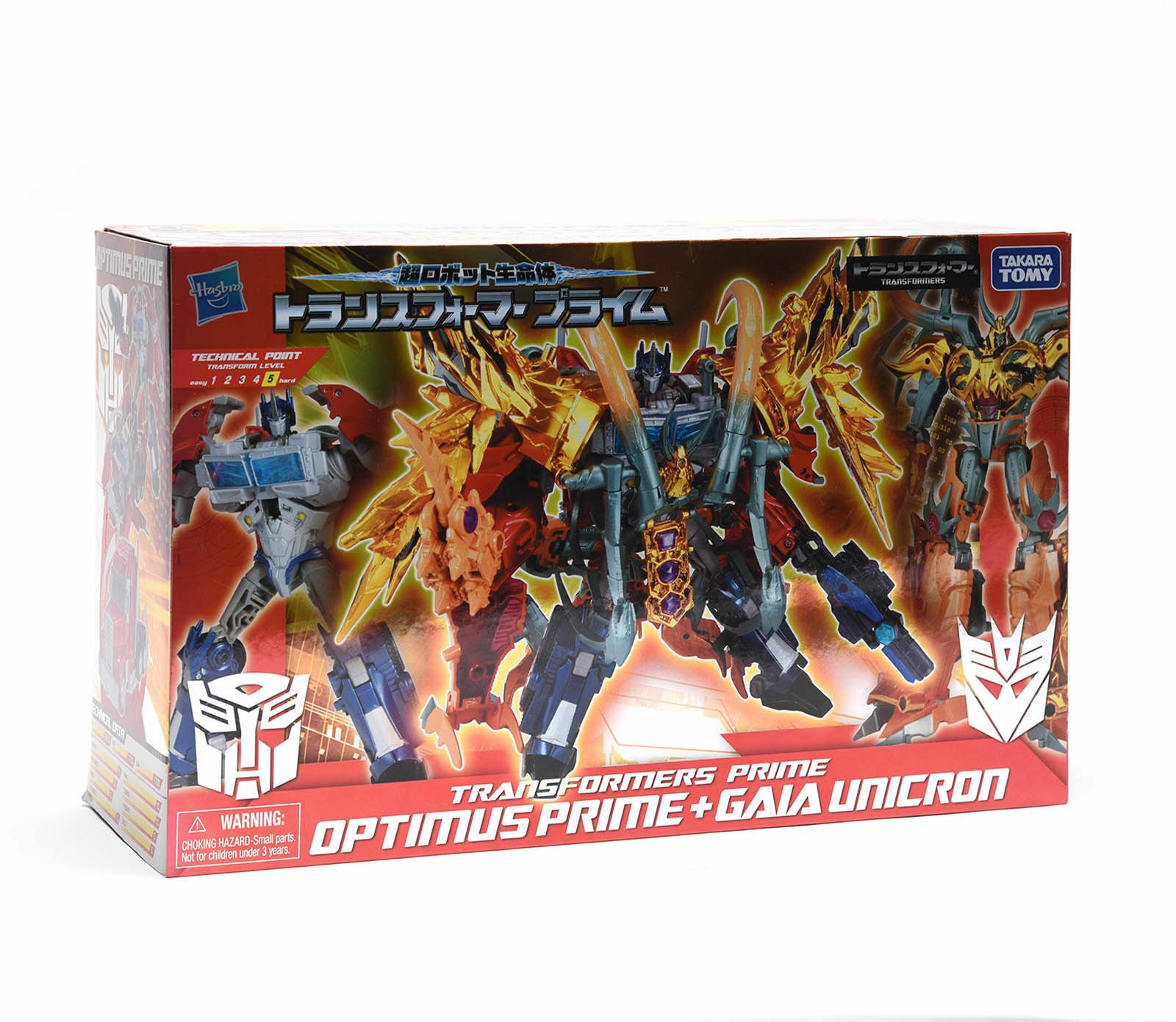Takara Tomy Takara 2013 Transformers Exclusive Optimus Prime & Gaia Unicron Set