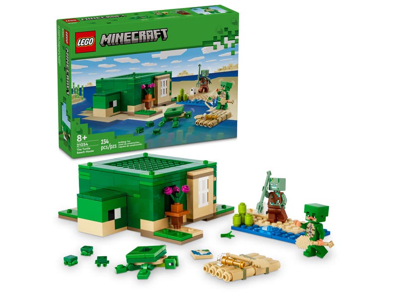 LEGO Minecraft Series 21254 The Turtle Beach House