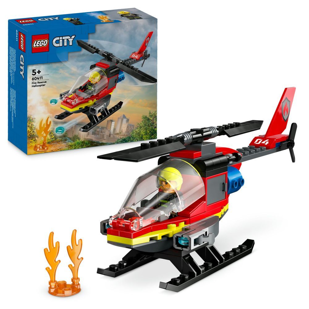 LEGO City Series 60411 Fire Rescue Helicopter