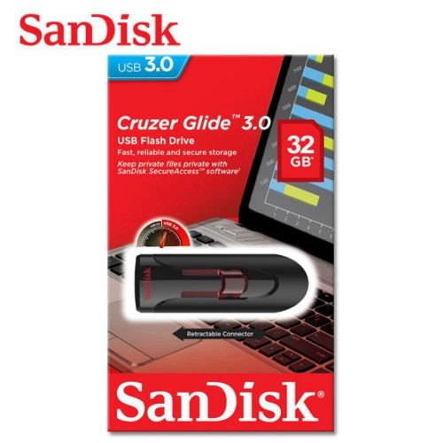 Sandisk 32GB Cruzer Glide USB 2.0 - SDCZ60-032G