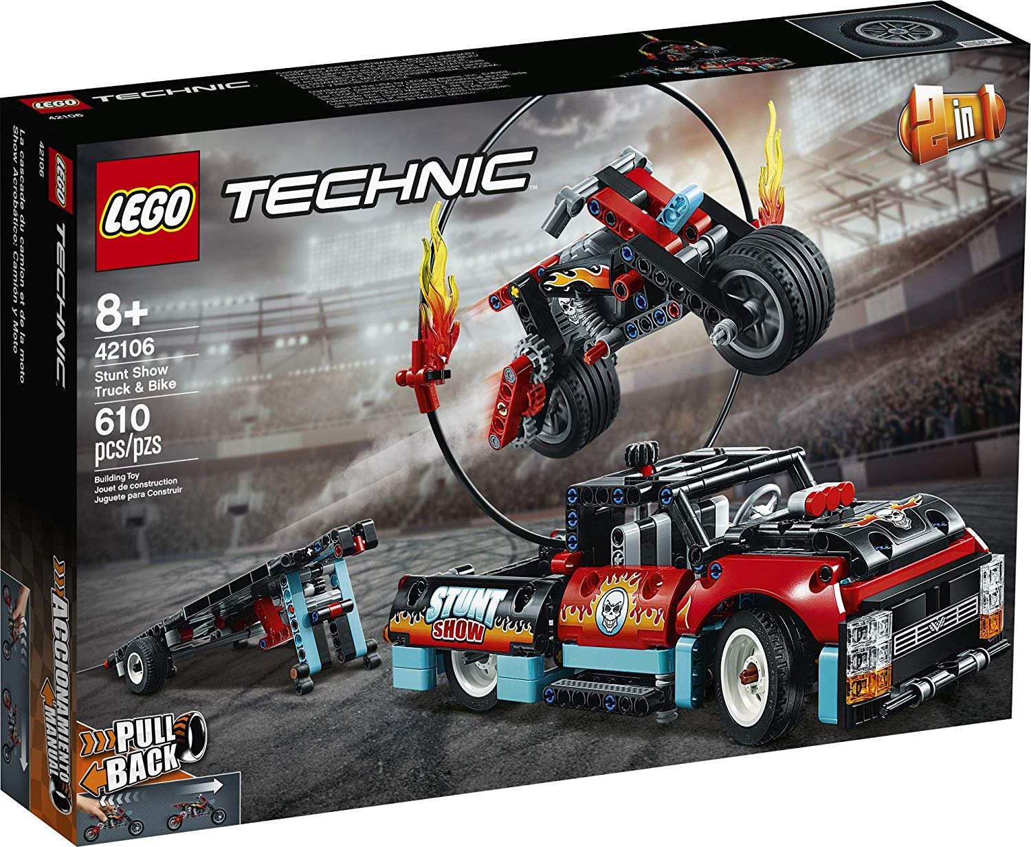 LEGO Technic 42106: Stunt Show Truck and Bike