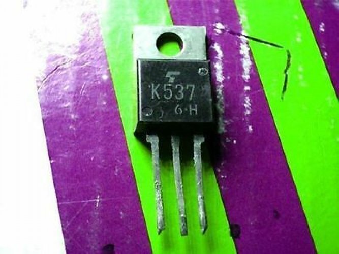 TOSHIBA 2SK537 TO-220 TRANSISTOR | MOSFET | N-CHANNEL |