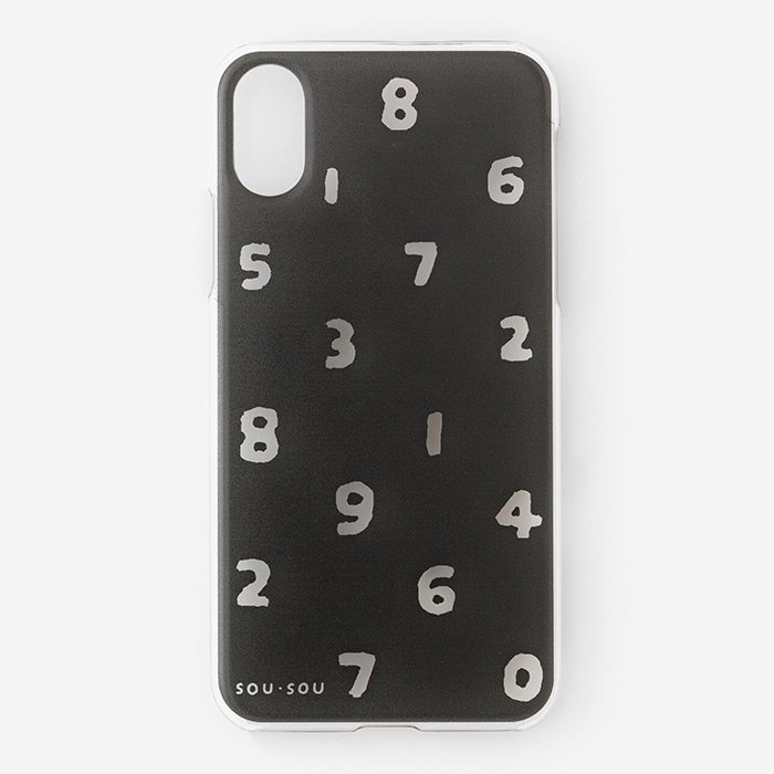 SO-SU-U iPhone XS Max Cover Case Clear SO-SU-U Black - Made in Japan