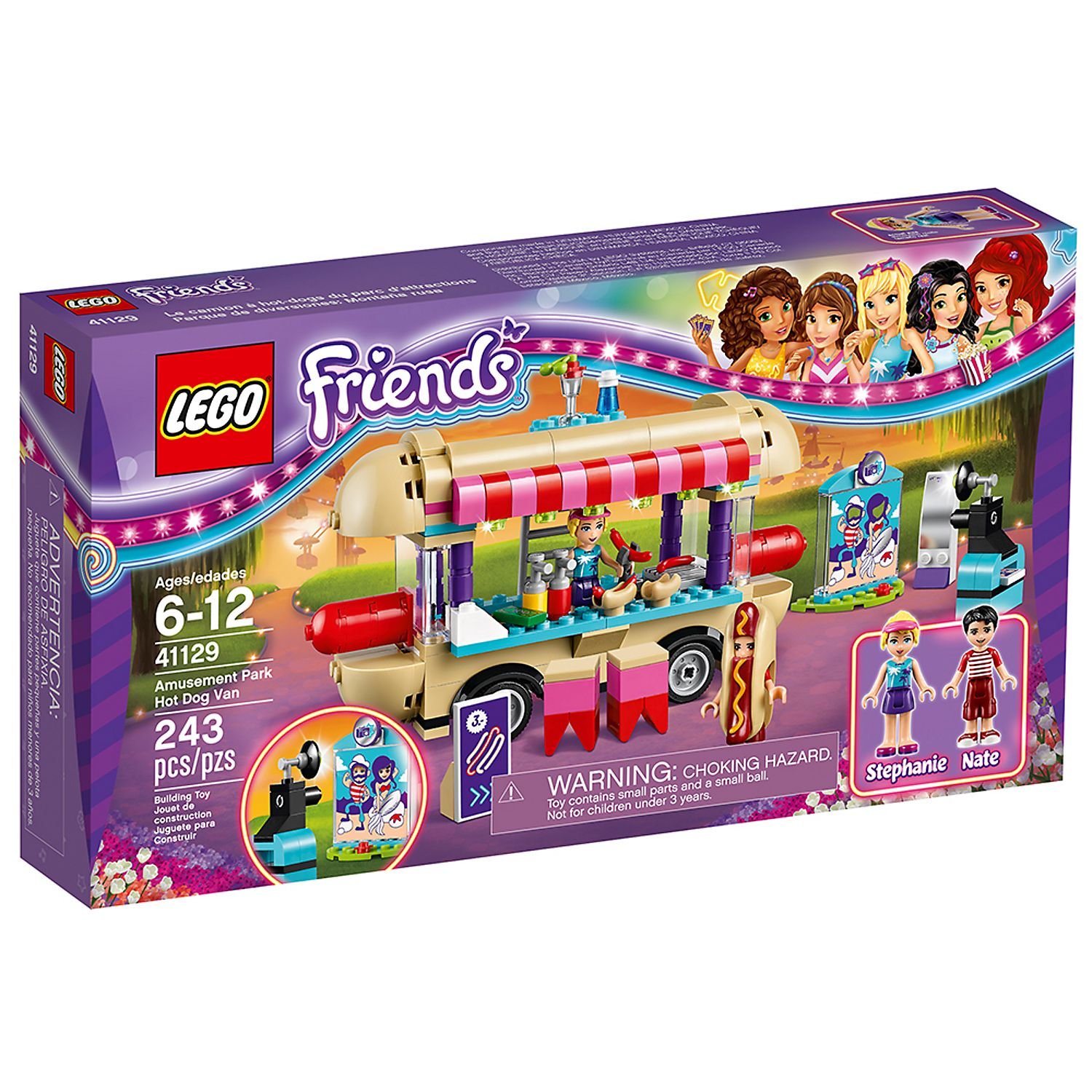 LEGO 41129 Friends Amusement Park Hot Dog Van